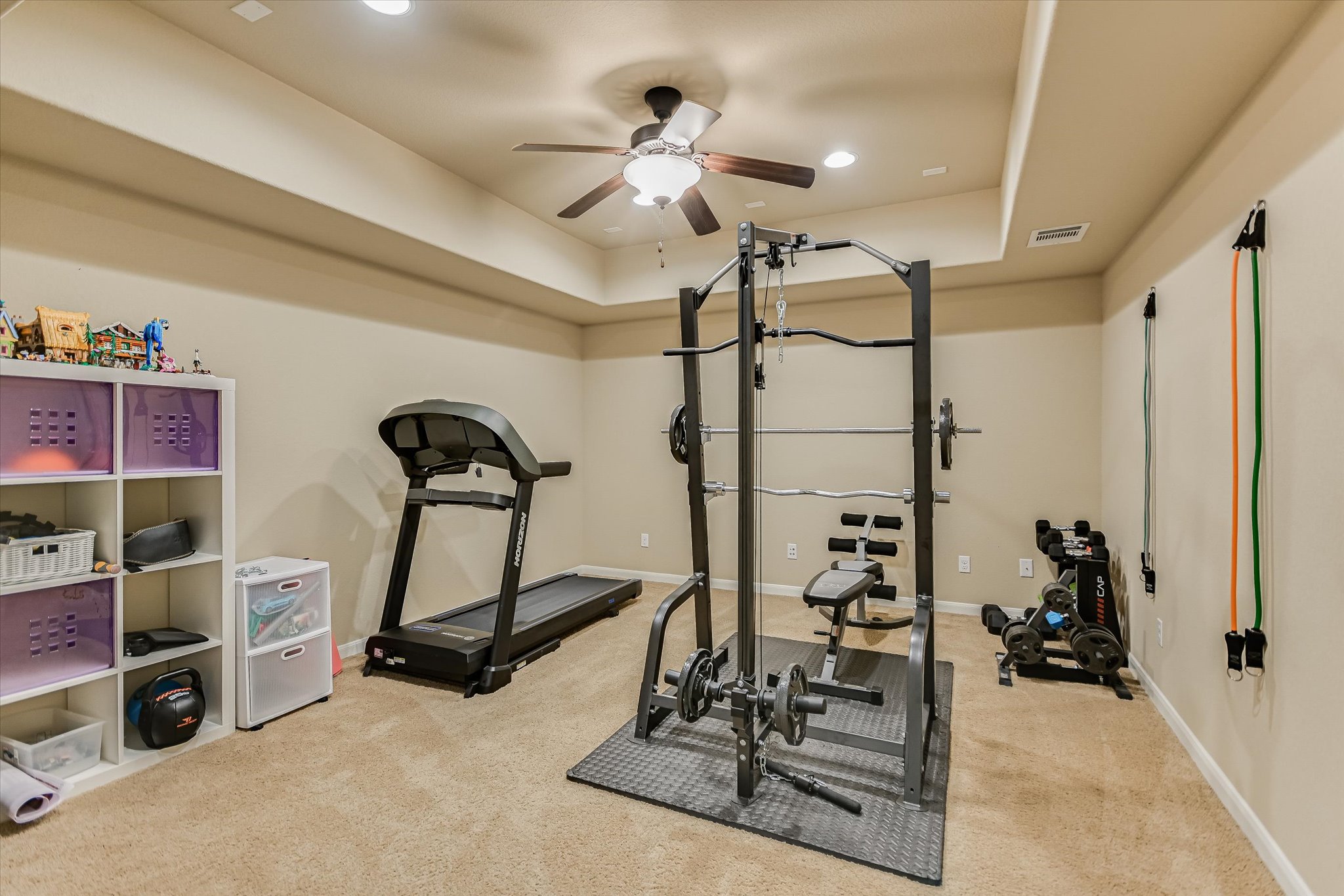 12312 Montclair Bend Austin, TX 78732 - Photo 18 of 40 Media Room on 2nd floor, or flex room (currently set up as their exercise room)