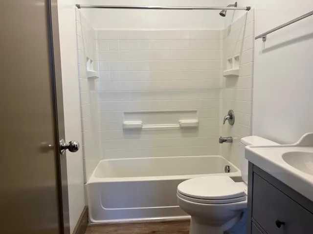 a bathroom with a sink and a toilet