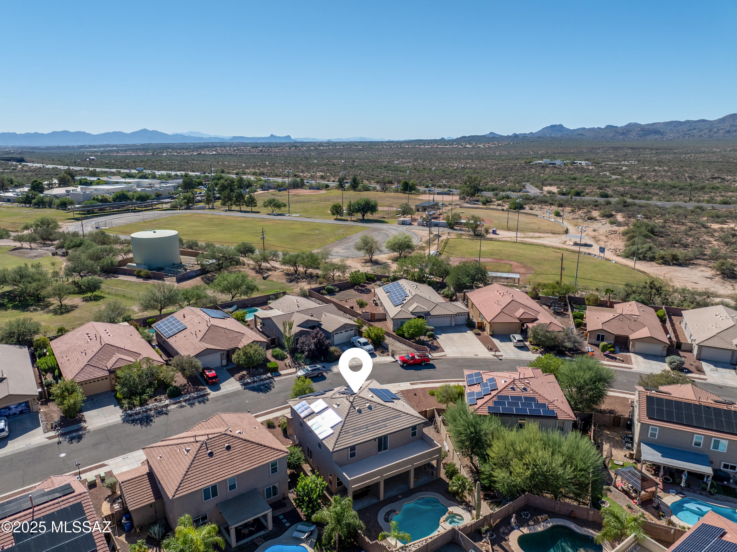 3551 East Mecate Road Tucson, AZ 85739 - Photo 48 of 49 Location of Home