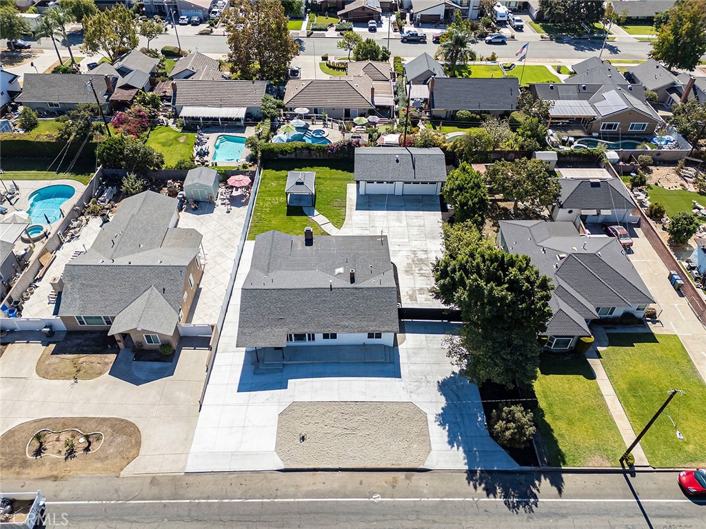 732 East Foothill Boulevard Glendora, CA 91741 - Photo 51 of 61 an aerial view of a houses with yard