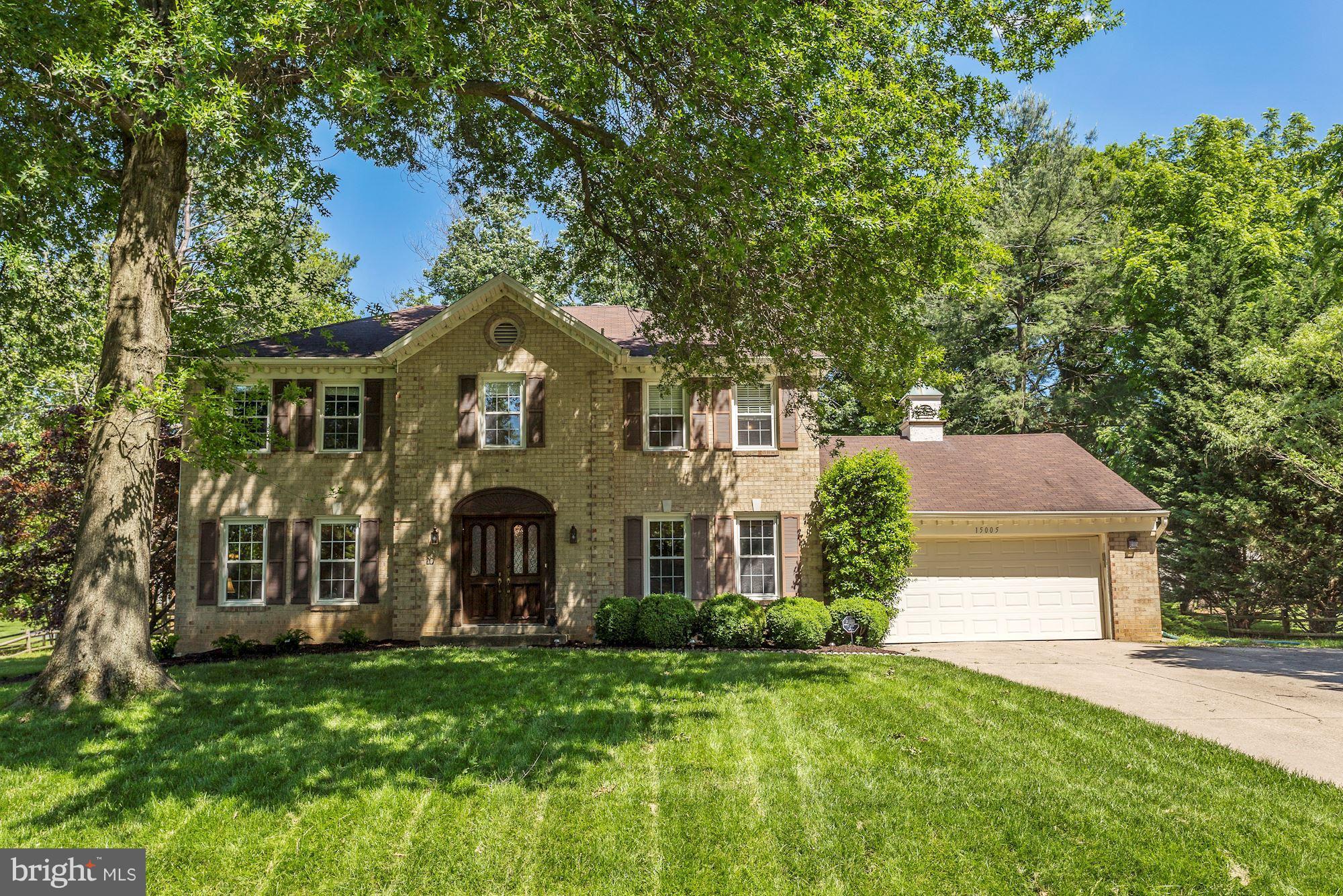 Brick front colonial with curb appeal