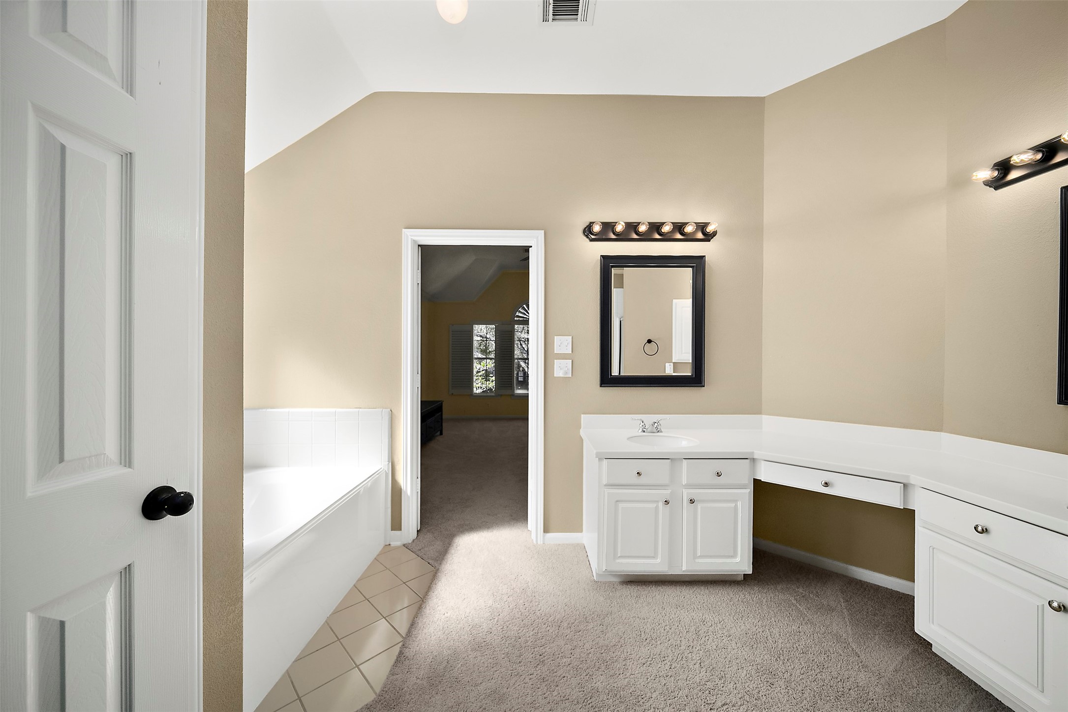 2627 Brazos Ridge Drive Sugar Land, TX 77479 - Photo 26 of 35 a spacious bathroom with a double vanity sink and a mirror