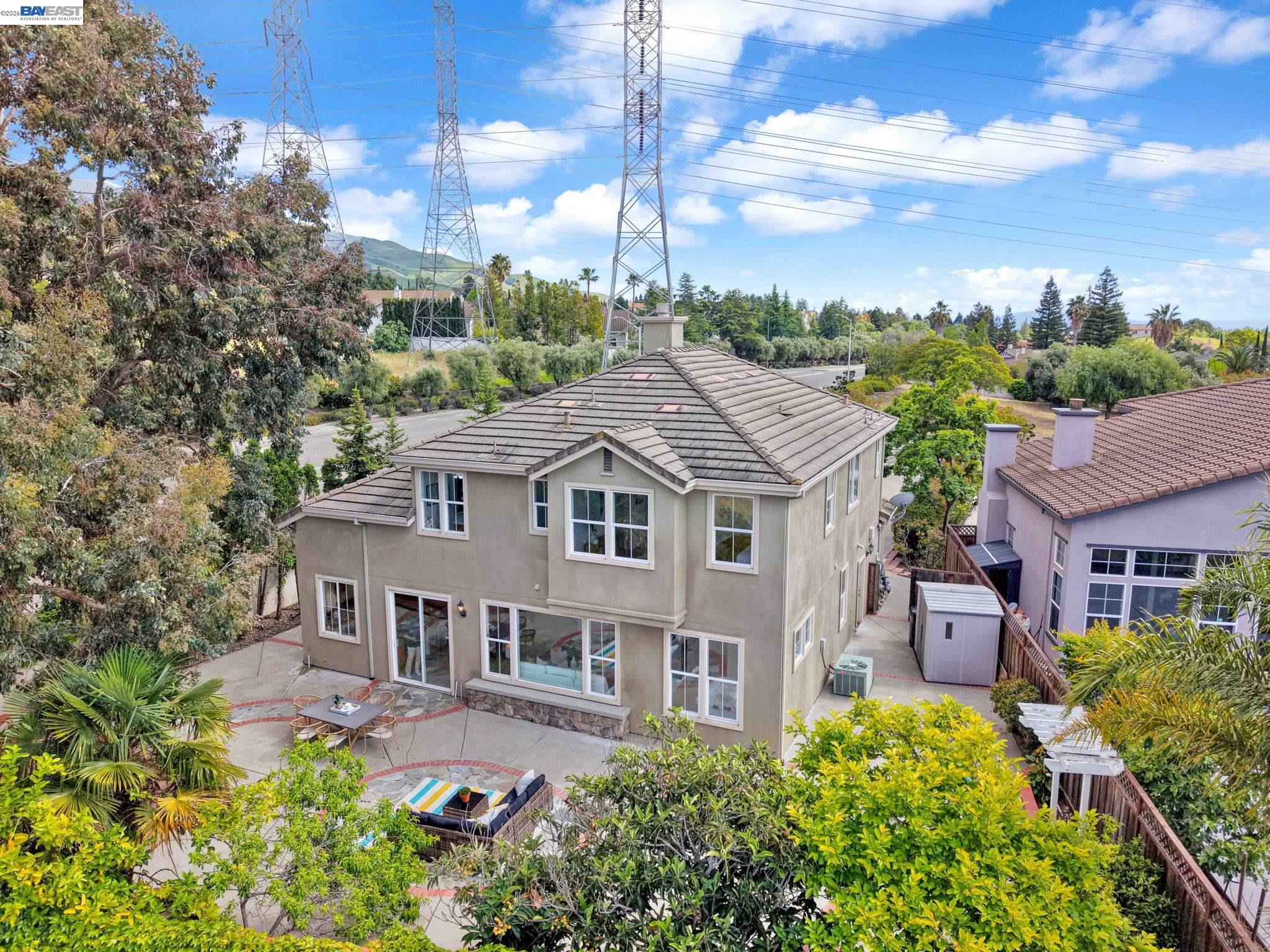 11 Meadows Court Fremont, CA 94539 - Photo 56 of 69 a aerial view of a house with a big yard plants and large tree
