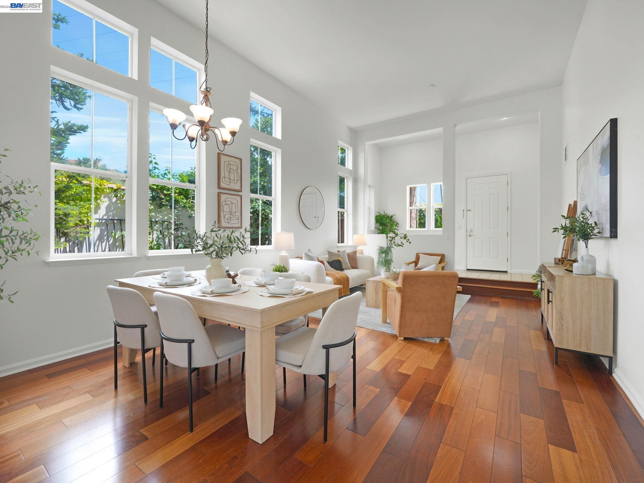 11 Meadows Court Fremont, CA 94539 - Photo 9 of 69 a view of a dining room with furniture window and wooden floor