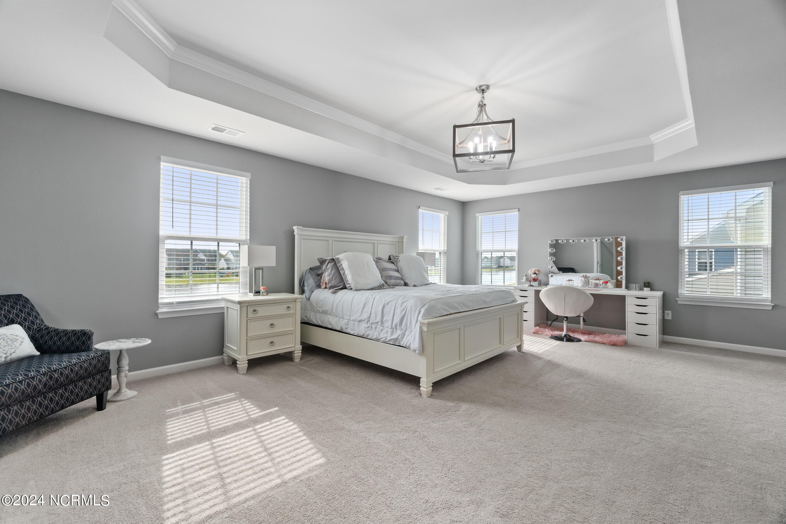 115 Sunny Lake Road Moyock, NC 27958 - Photo 29 of 58 Huge primary bedroom ensuite with trayed ceiling