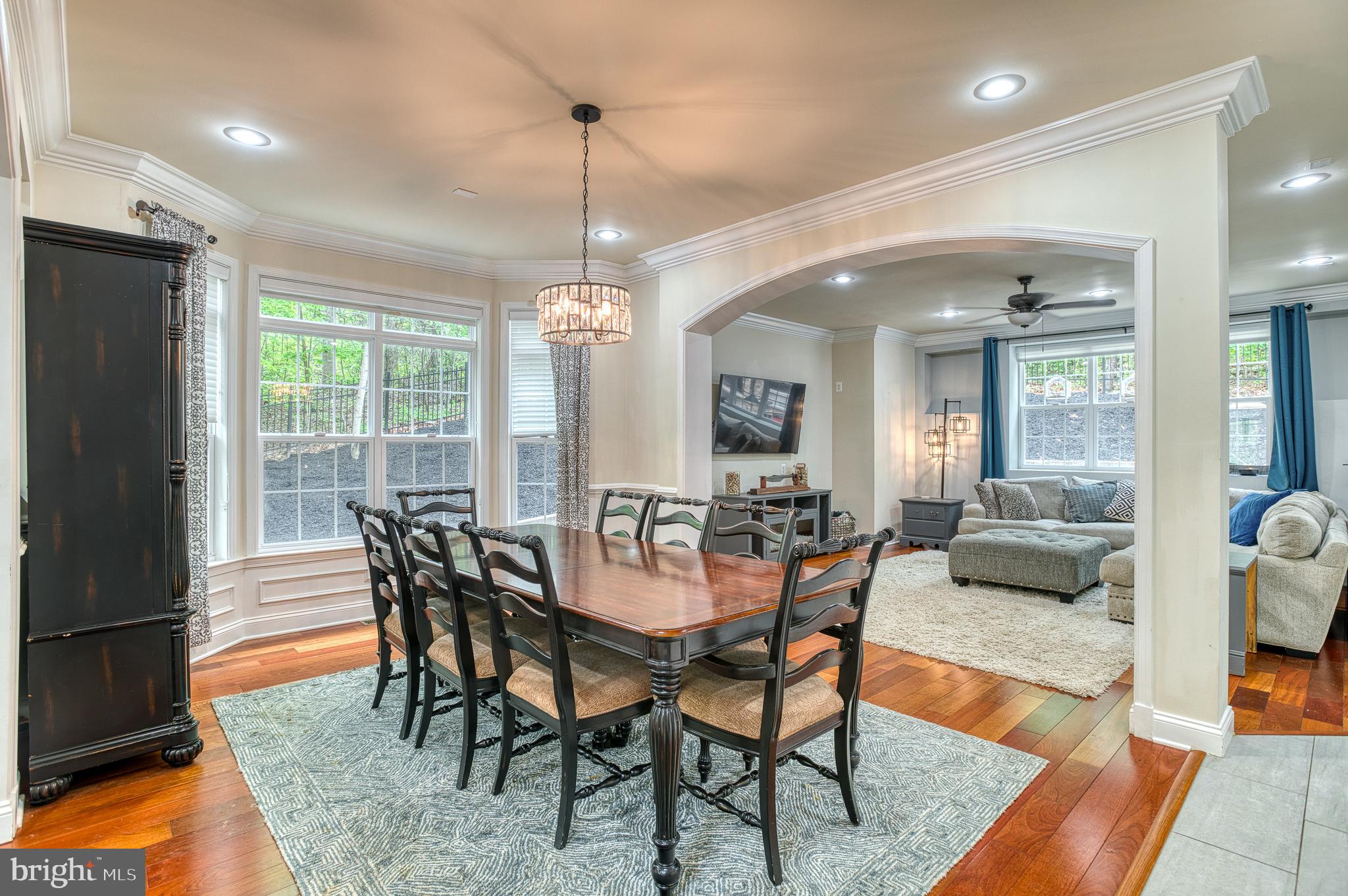 7140 Barry Road Alexandria, VA 22315 - Photo 12 of 56 a view of a dining room with furniture window and outside view