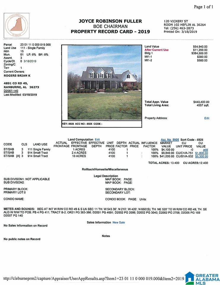 4891 County Road 49 Ranburne, AL 36273 - Photo 41 of 41