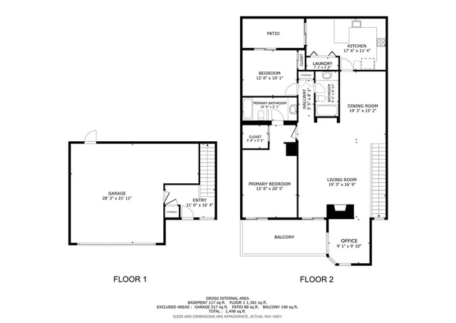 a view of a city with a lake