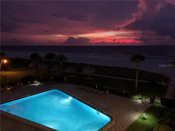 a view of an outdoor space and a yard