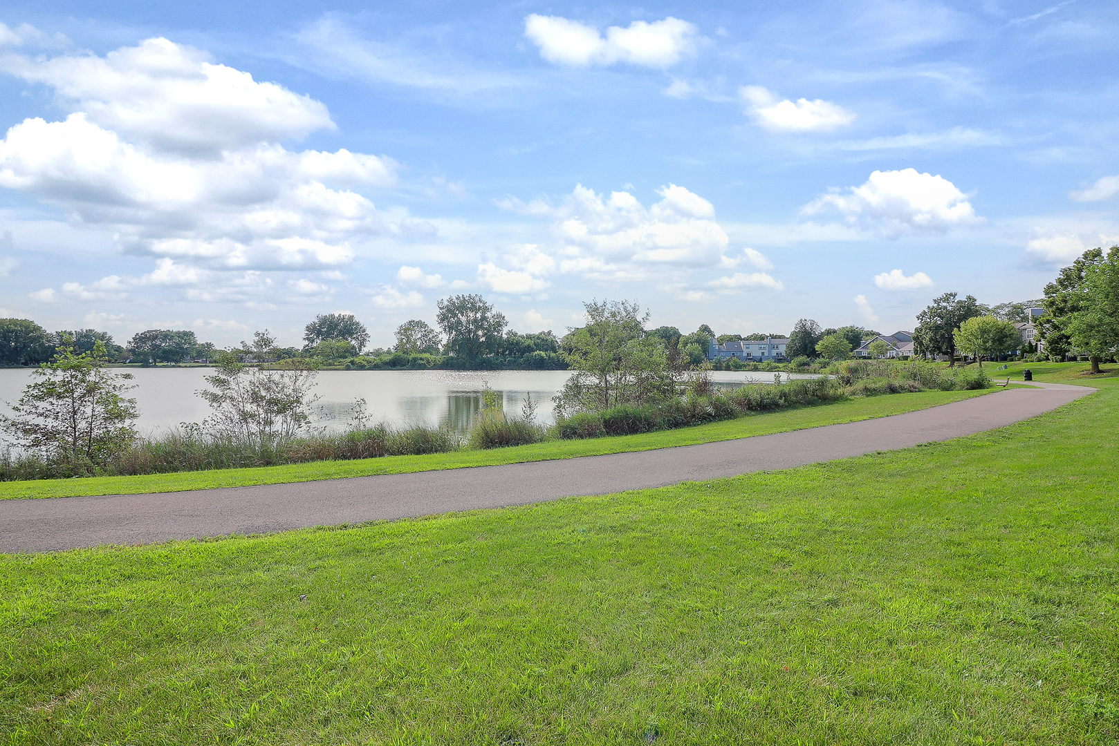 1288 Lakeshore Drive Carol Stream, IL 60188 - Photo 24 of 25 a view of a big yard next to a lake