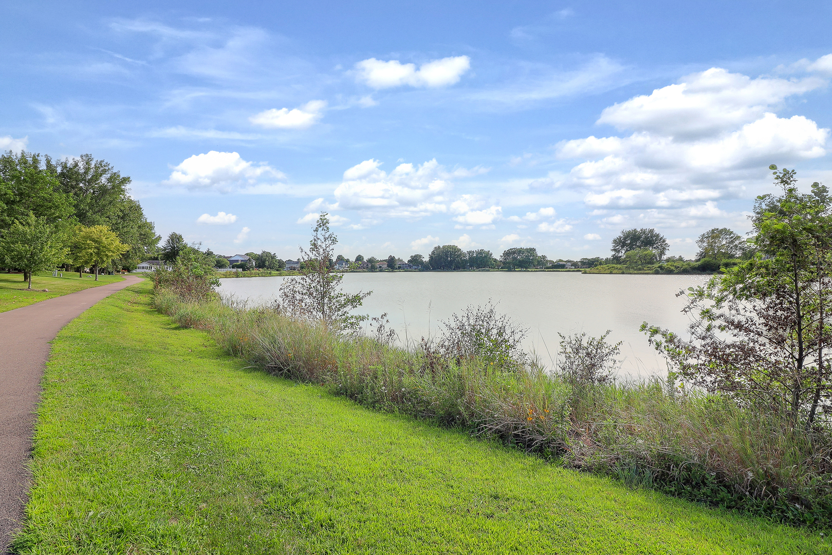 1288 Lakeshore Drive Carol Stream, IL 60188 - Photo 25 of 25 a view of a lake in between the city and lake