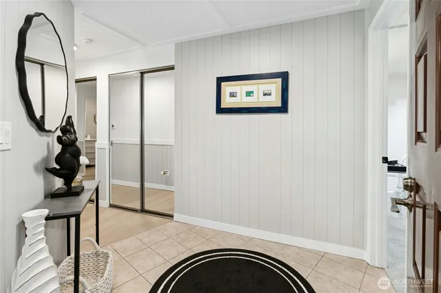a view of a dining room with furniture and a livingroom