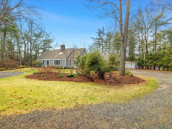 a house view with swimming pool in front of house
