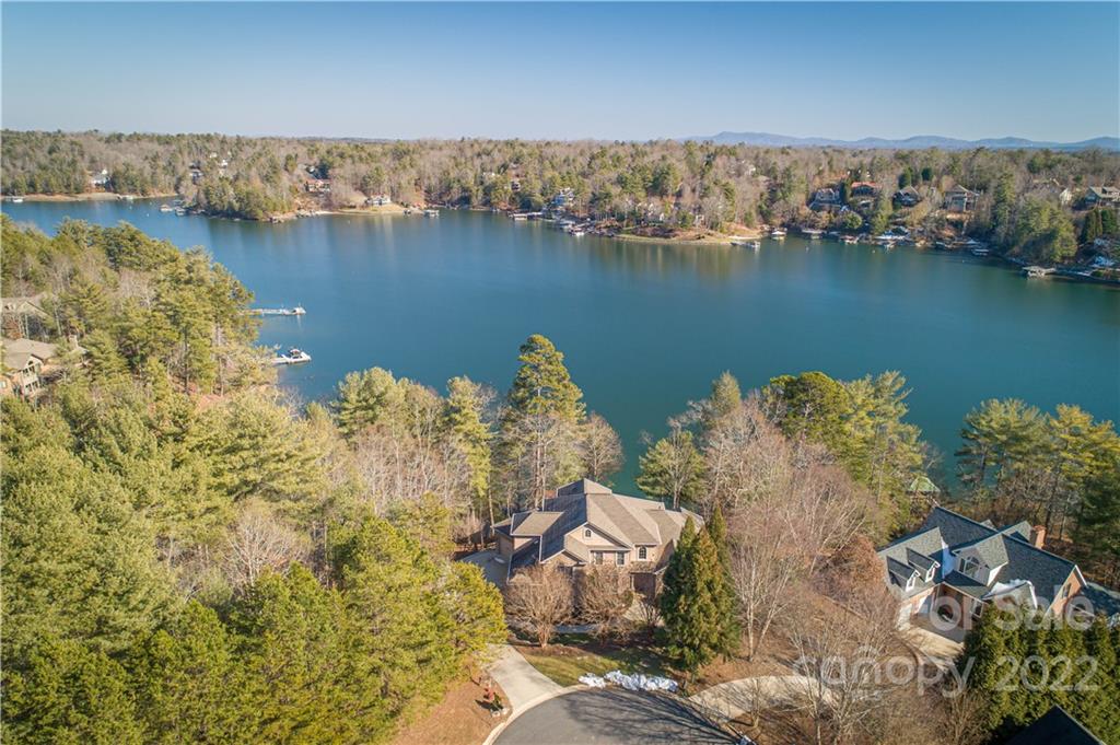 1849 Southpointe Drive Morganton, NC 28655 - Photo 45 of 48 an aerial view of a house with a lake view