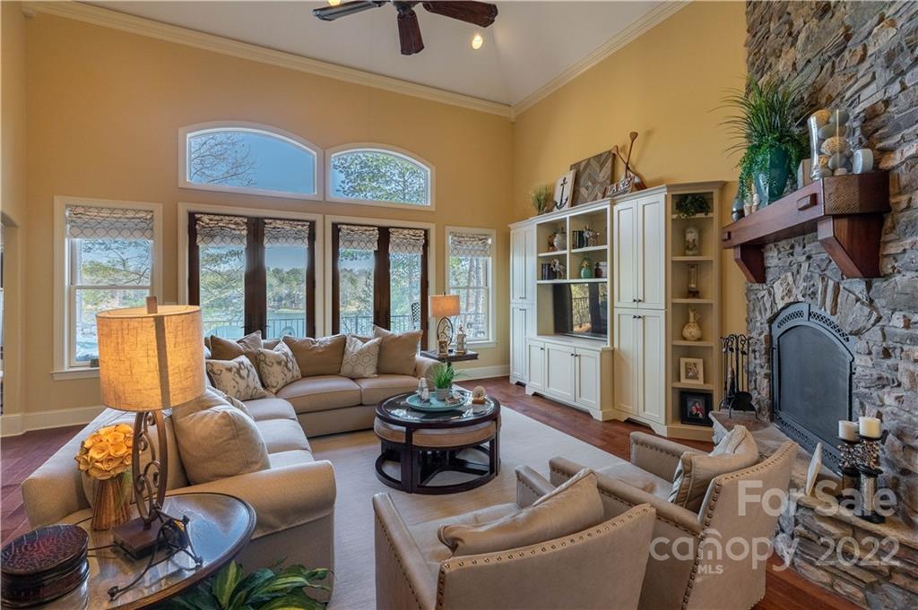 1849 Southpointe Drive Morganton, NC 28655 - Photo 5 of 48 a living room with furniture and a floor to ceiling window