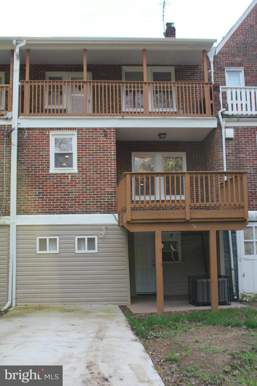 4630 Rokeby Road Baltimore, MD 21229 - Photo 45 of 48 Rear view of property with 2 decks