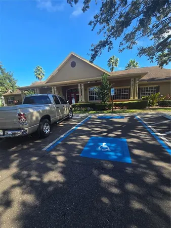 a car parked in front of a house