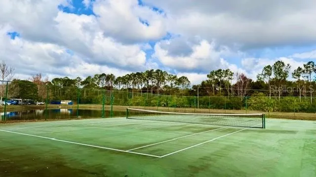 a view of a basketball court