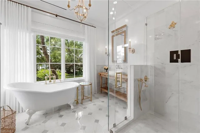 a bathroom with a sink vanity and a mirror