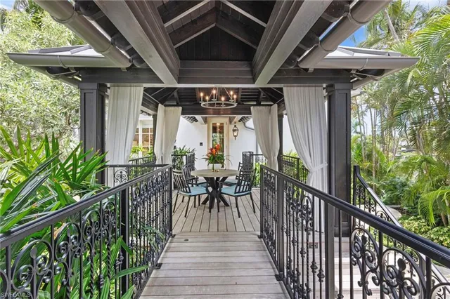 a park with view of water