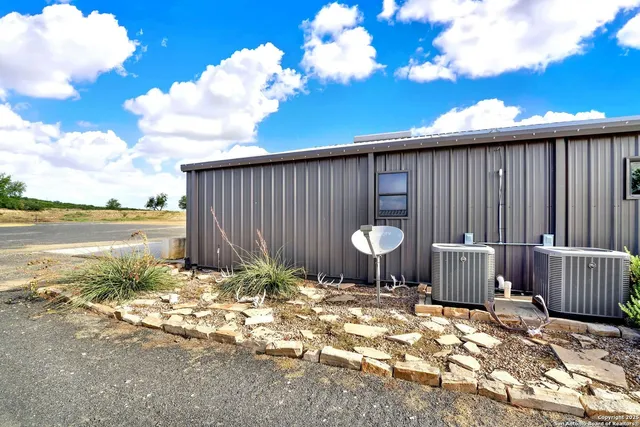 a view of the balcony