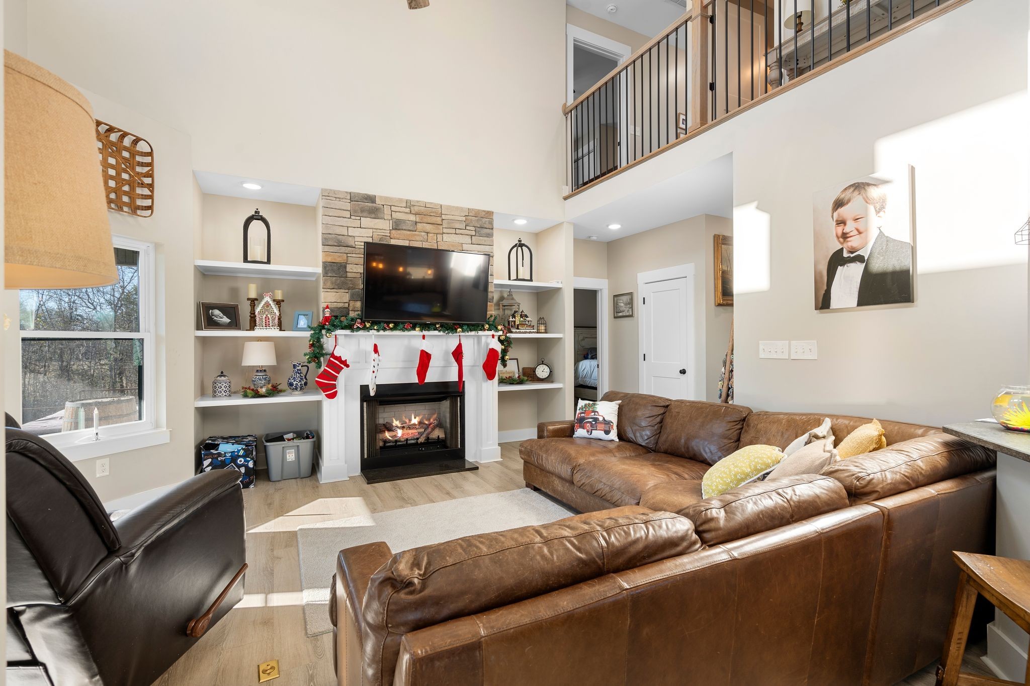 5650 Sledge Road Christiana, TN 37037 - Photo 8 of 50 a living room with furniture and a flat screen tv