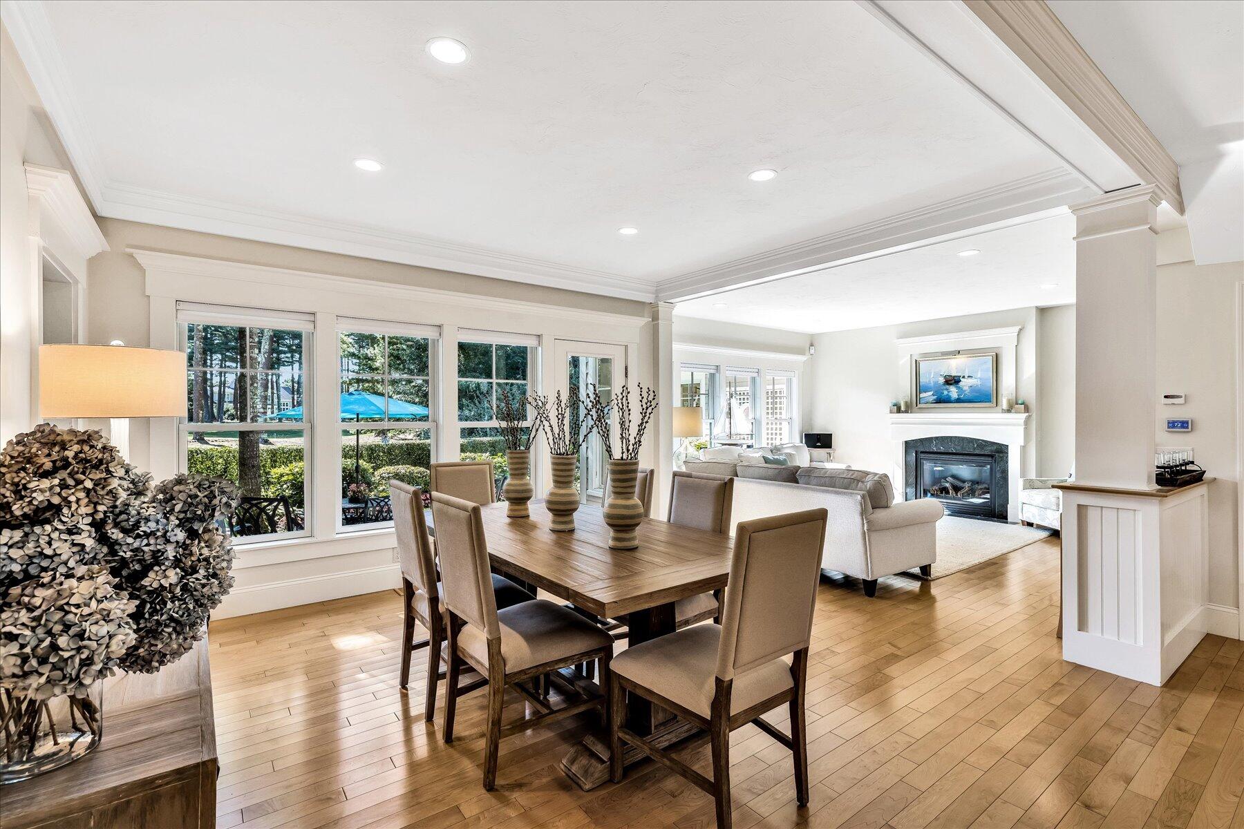 74 The Heights Mashpee, MA 02649 - Photo 12 of 34 a view of a dining room with furniture window and wooden floor