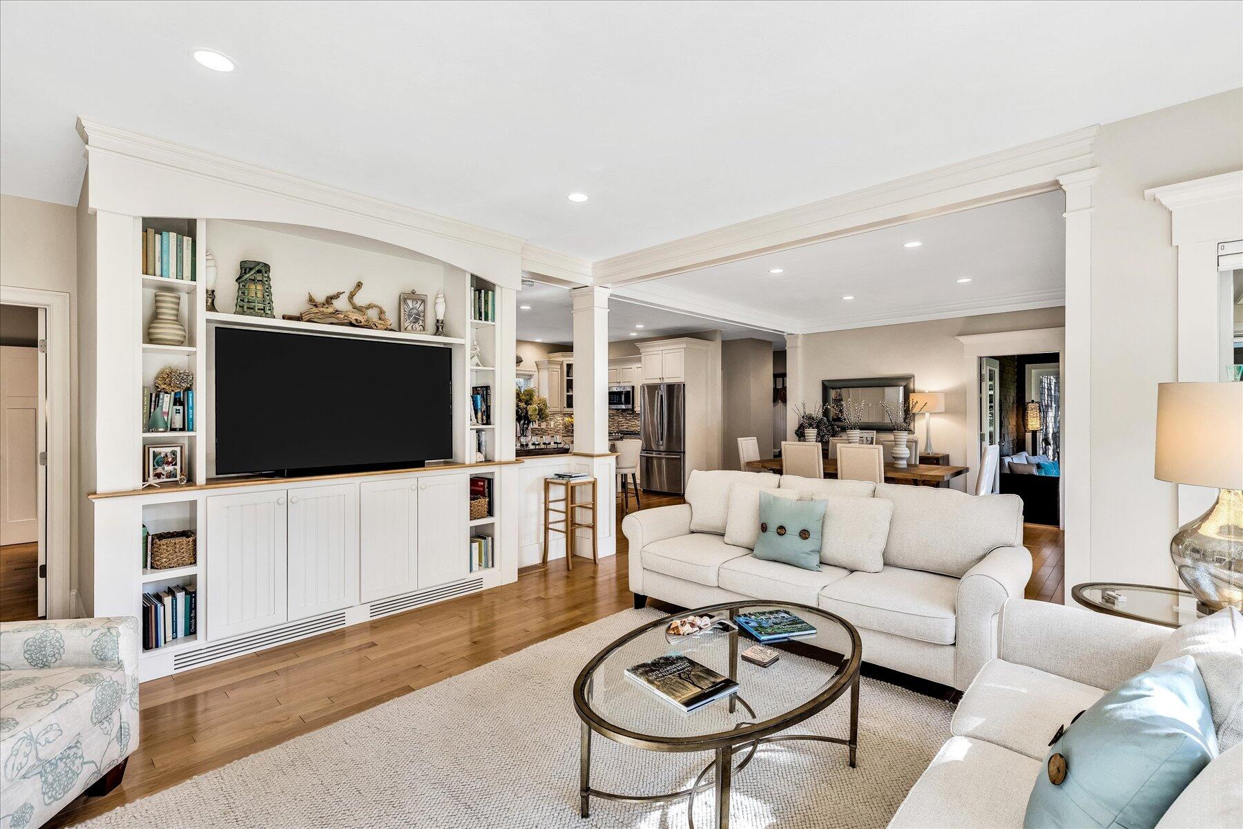74 The Heights Mashpee, MA 02649 - Photo 14 of 34 a living room with furniture and a flat screen tv