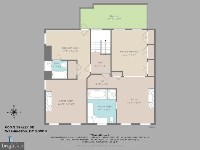 a view of a balcony with chairs