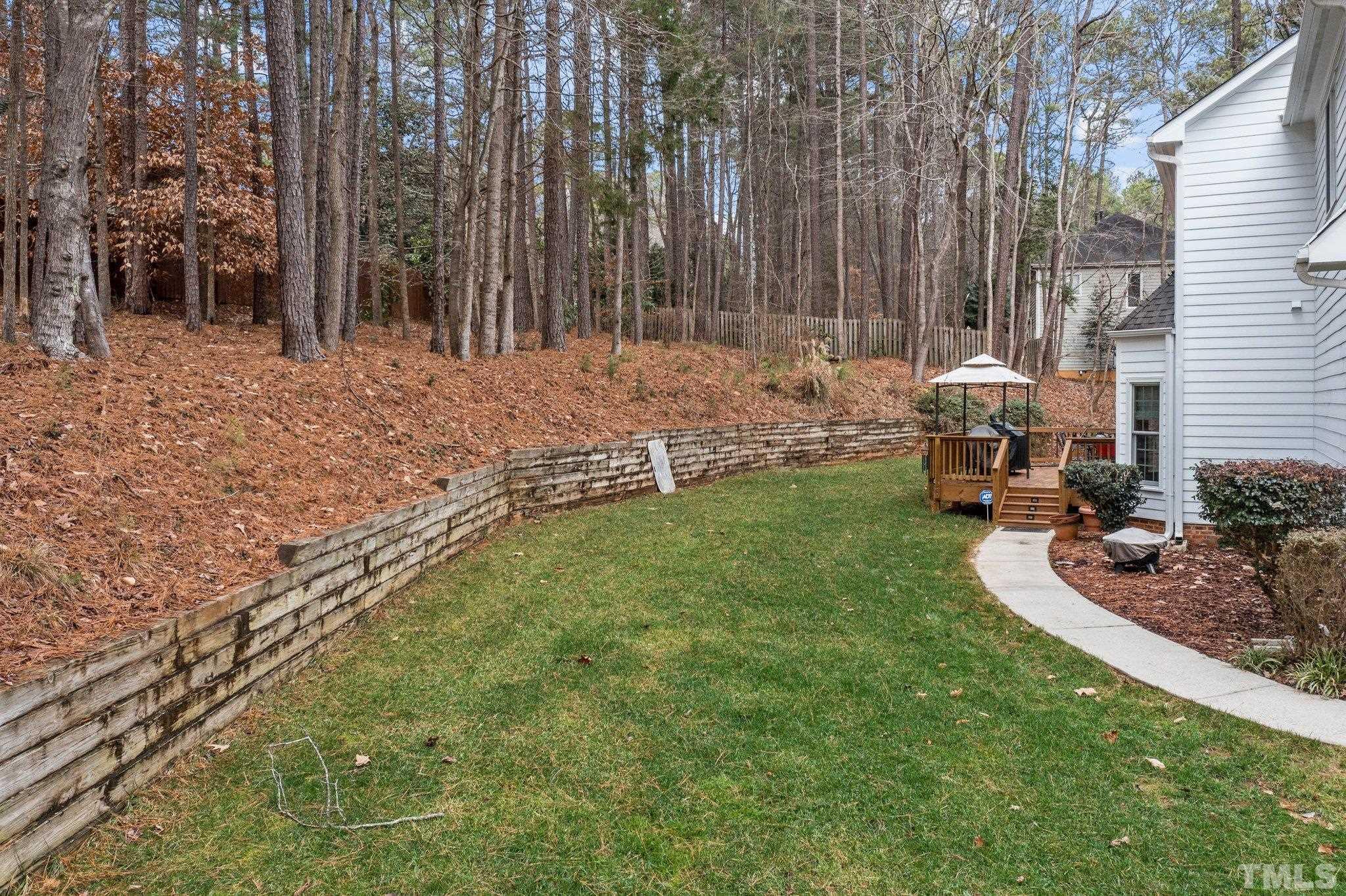 6201 Trevor Court Raleigh, NC 27613 - Photo 10 of 19 a garden with trees in the background