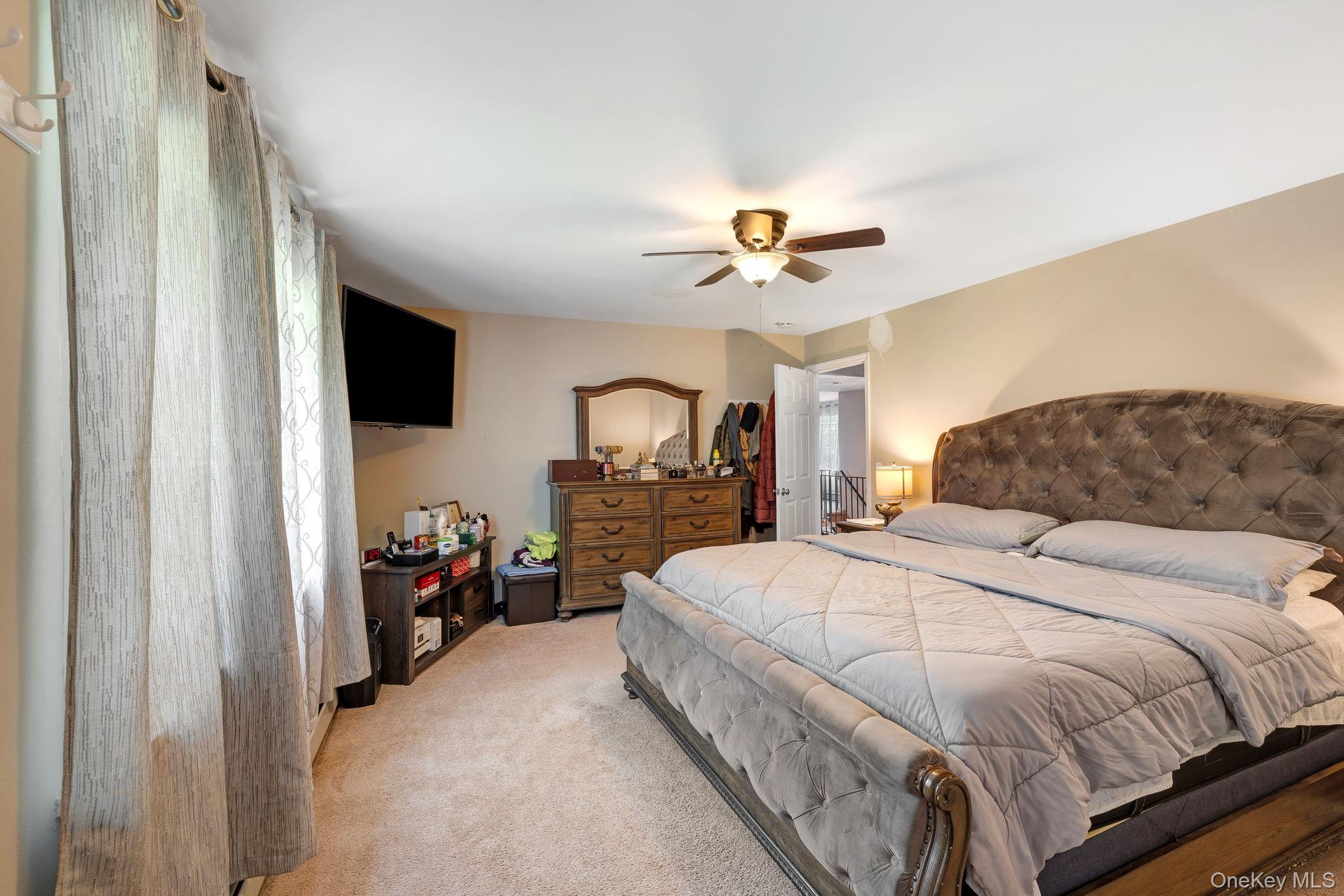 6 Farmstead Road New Windsor, NY 12553 - Photo 18 of 32 Bedroom featuring carpet flooring and ceiling fan