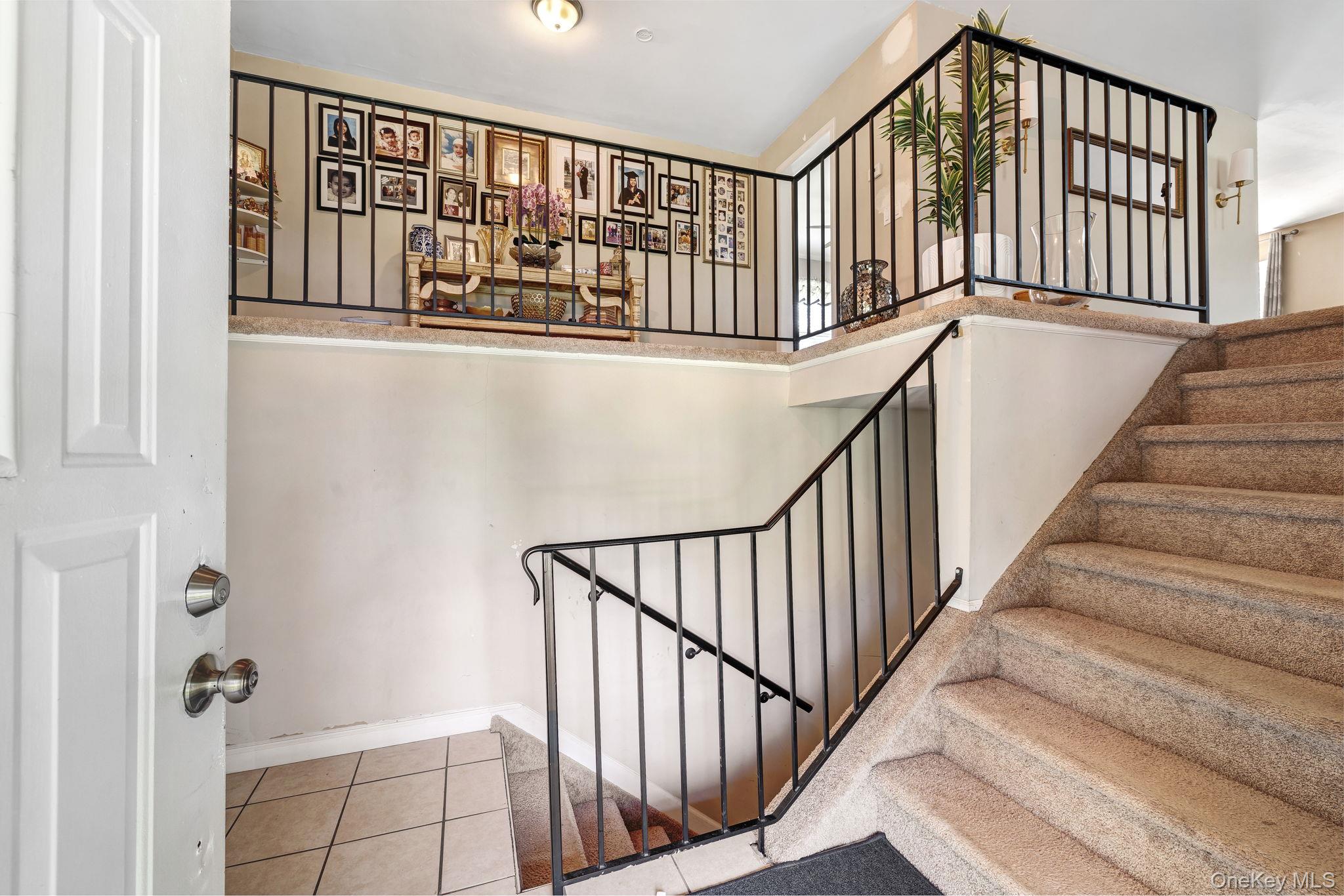 6 Farmstead Road New Windsor, NY 12553 - Photo 7 of 32 Stairs with tile patterned flooring and baseboards