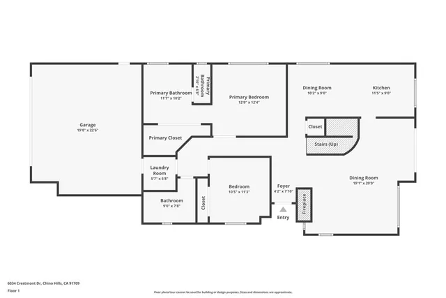 $800,888 | 6034 Crestmont Drive, Chino Hills, CA 91709