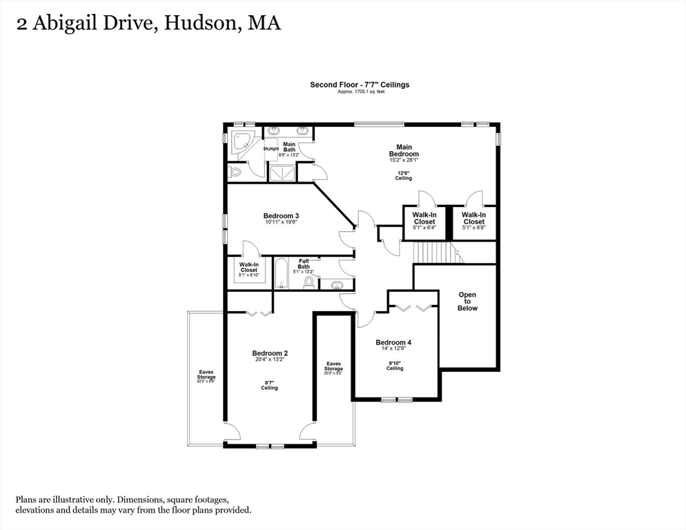 2 Abigail Drive Hudson, MA 01749 - Photo 41 of 42 a picture of a floor plan