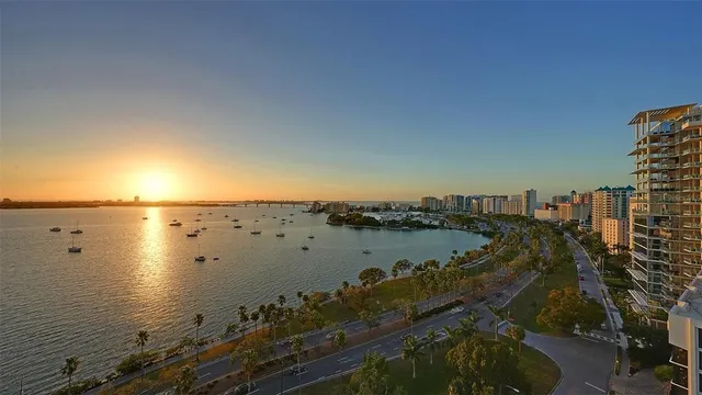 a view of a building and a street view