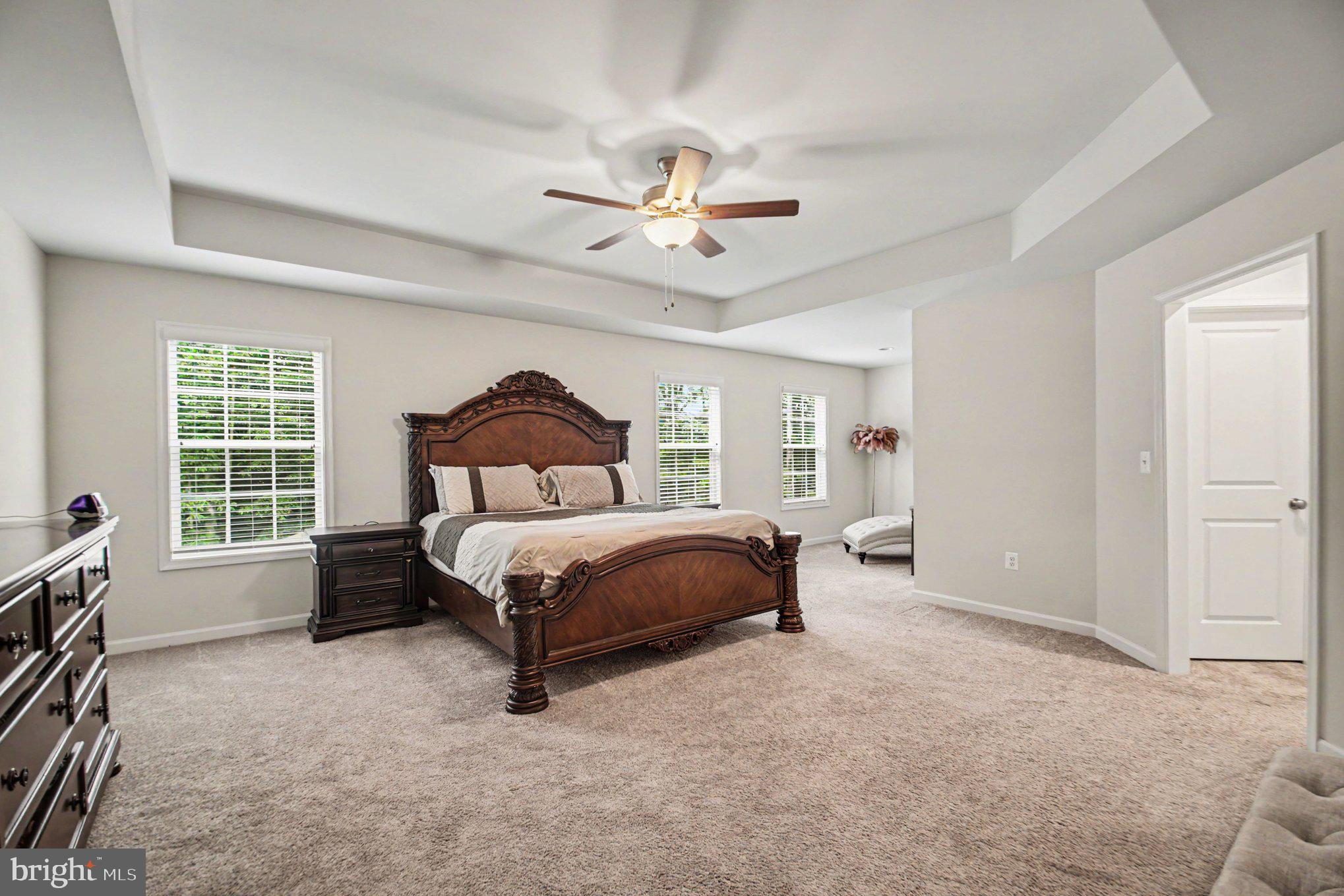 486 Holly Corner Road Fredericksburg, VA 22406 - Photo 21 of 34 Primary Bedroom with Tray Ceiling