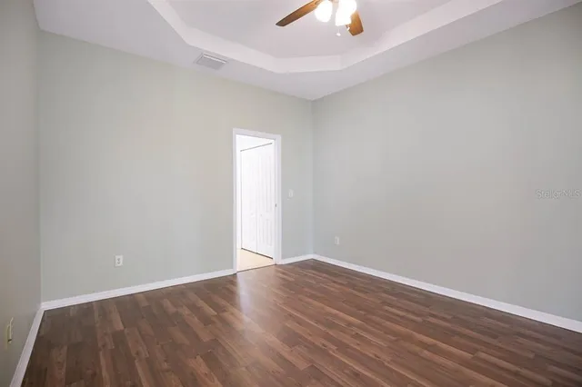 wooden floor in an empty room