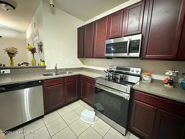 a room with furniture and a window