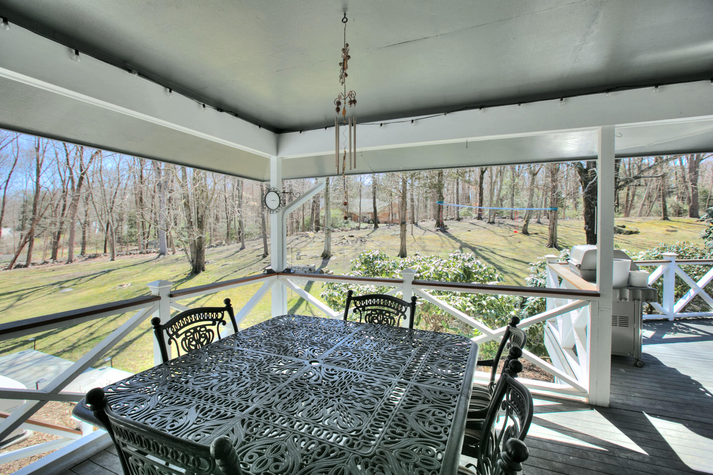 665 Silvermine Road New Canaan, CT 06840 - Photo 36 of 42 Covered portion of deck