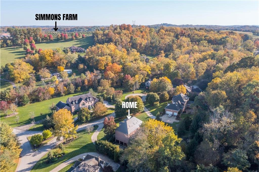 102 Lantern Circle McMurray, PA 15317 - Photo 24 of 25 an aerial view of residential houses with outdoor space