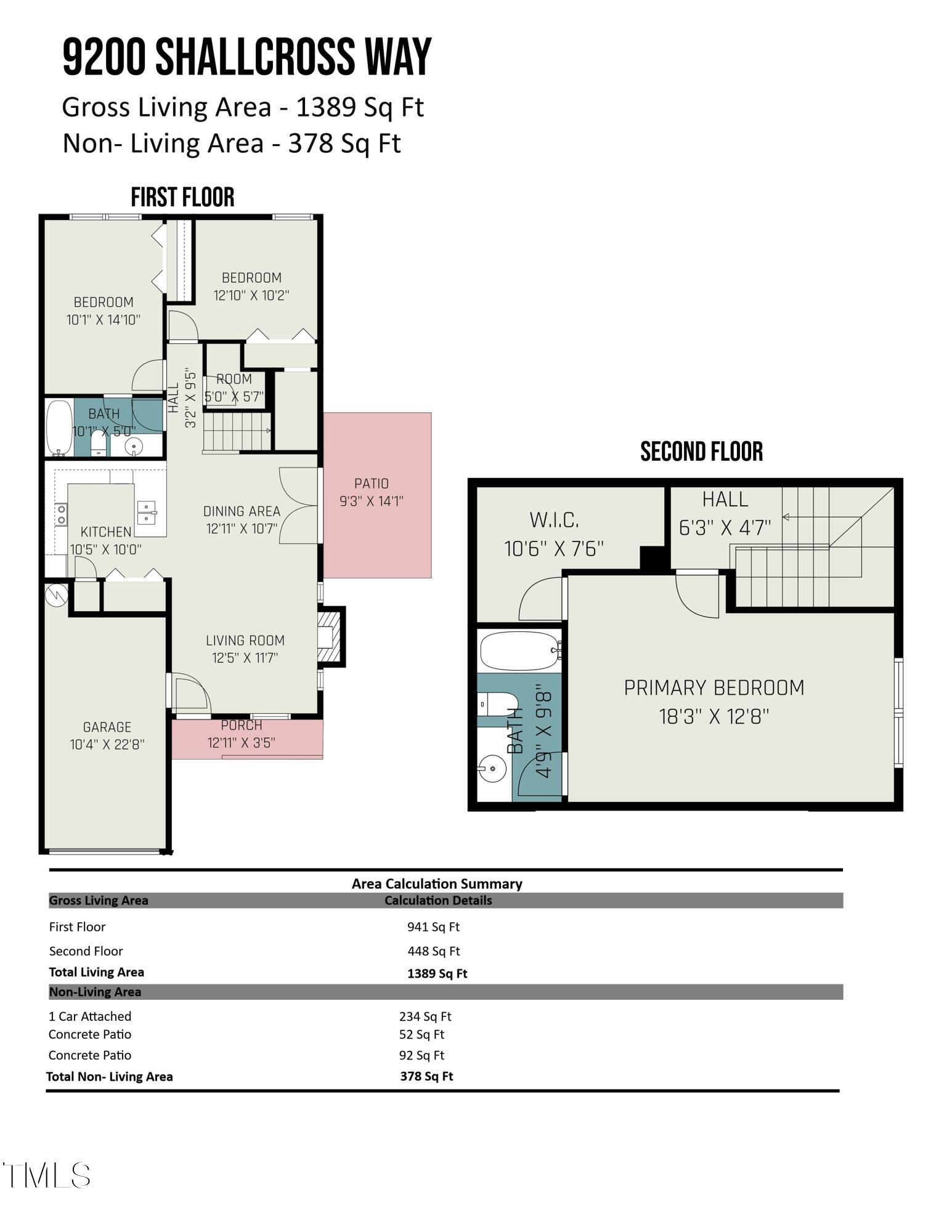 9200 Shallcross Way Raleigh, NC 27617 - Photo 24 of 24 9300 Shallcross Way Floorplan
