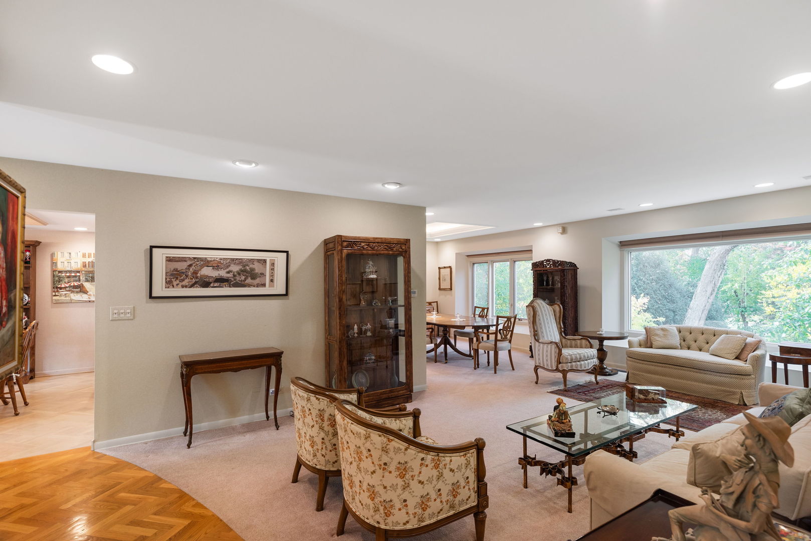 1736 Cavell Avenue Highland Park, IL 60035 - Photo 12 of 29 a living room with furniture and a floor to ceiling window