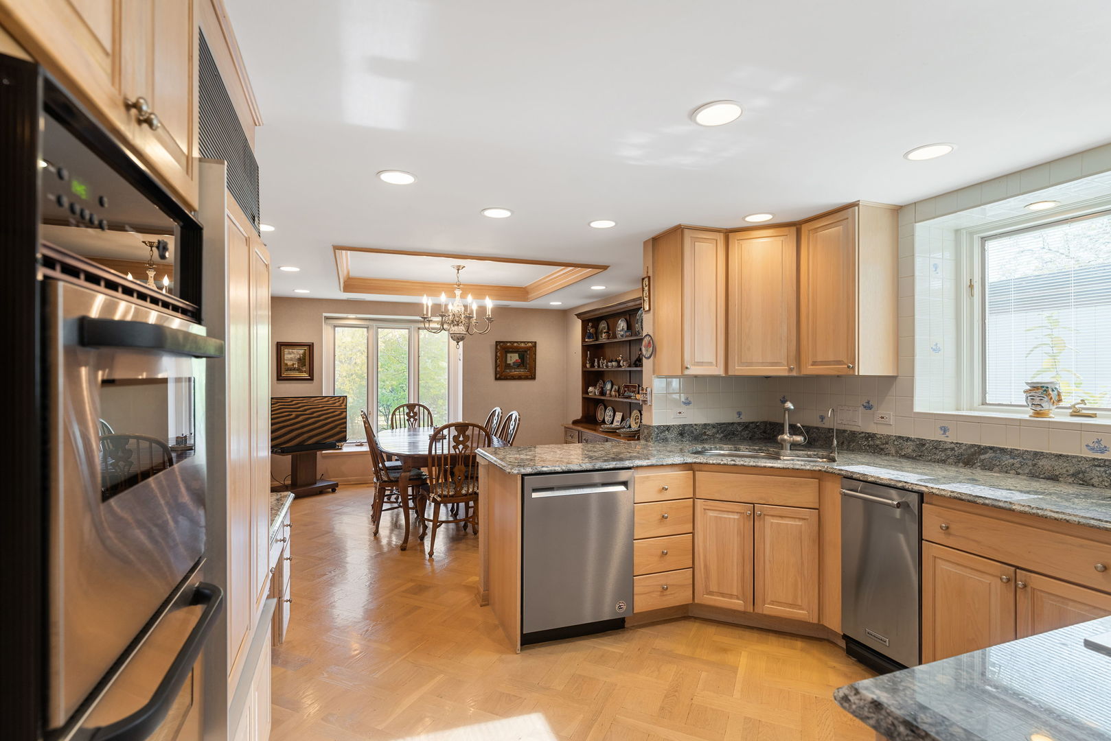 1736 Cavell Avenue Highland Park, IL 60035 - Photo 8 of 29 a kitchen with lots of counter top space and dining table