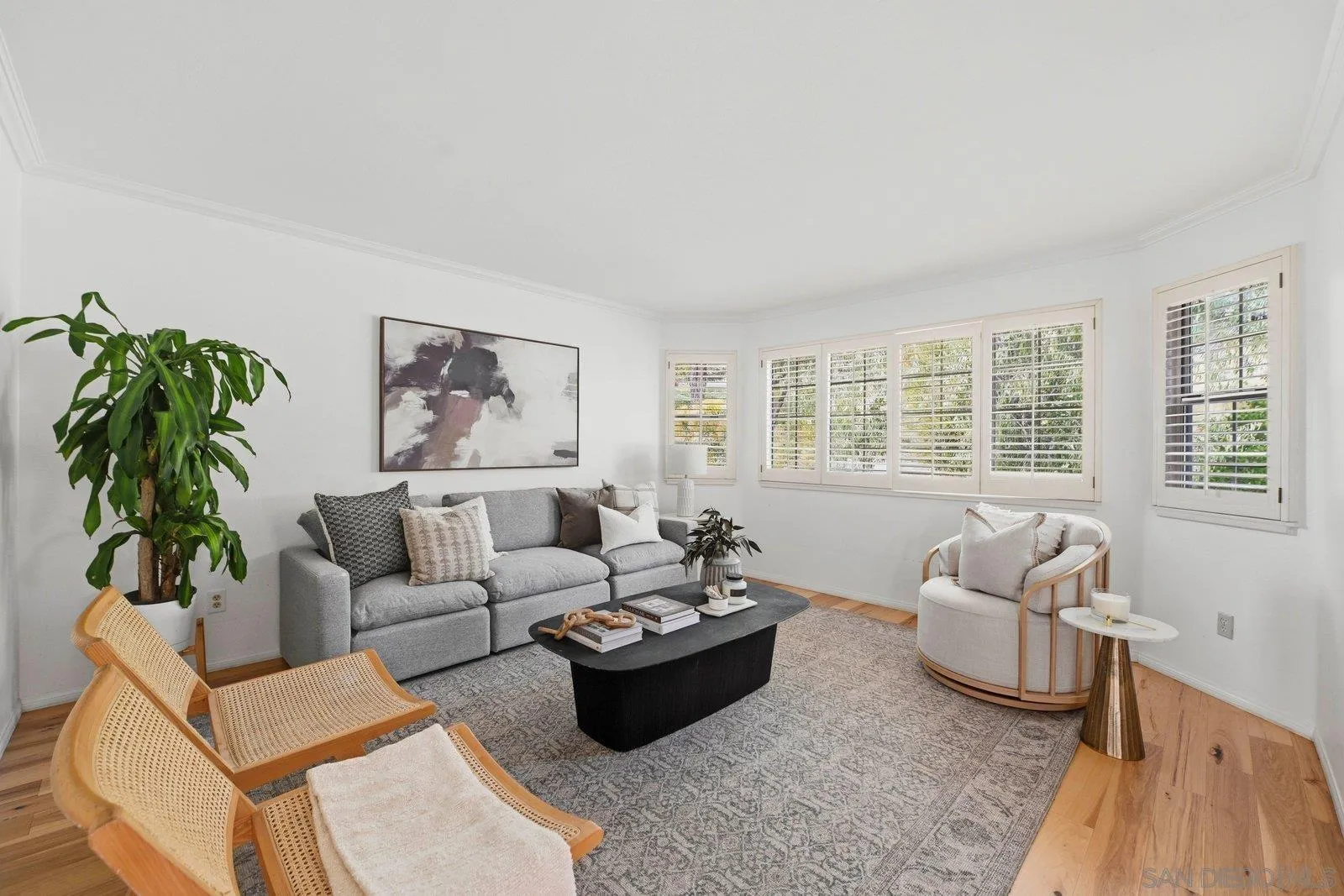 3132 Don Rolando Escondido, CA 92025 - Photo 10 of 56 a living room with furniture and a large window with garden view