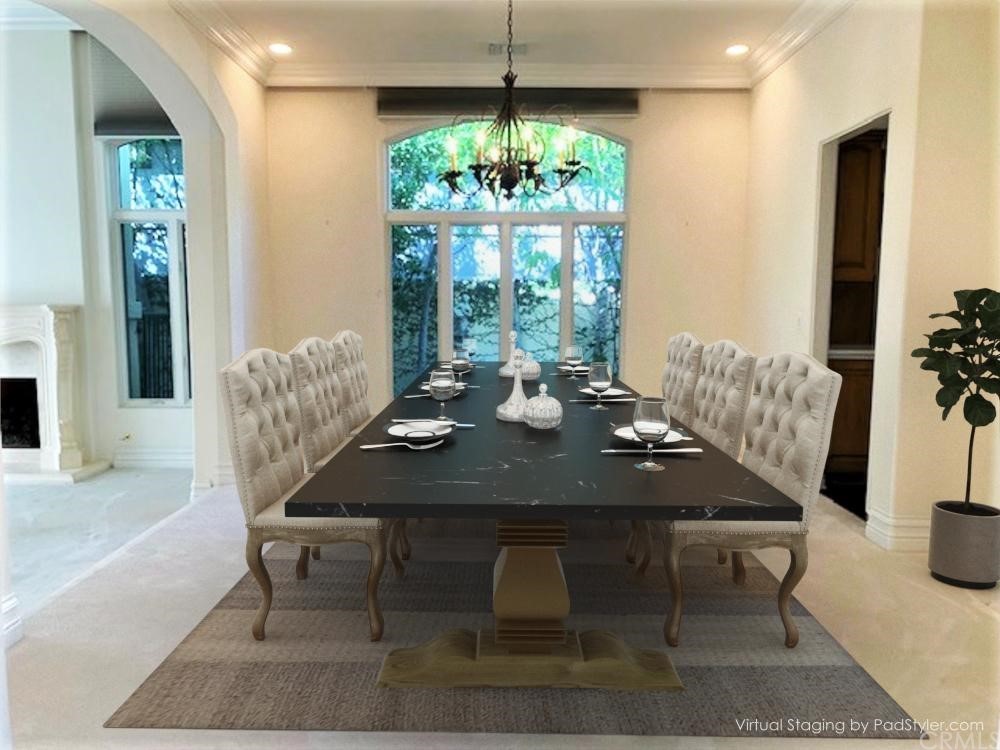 3930 Coral Place Calabasas, CA 91302 - Photo 7 of 50 a view of a dining room with furniture window and outside view