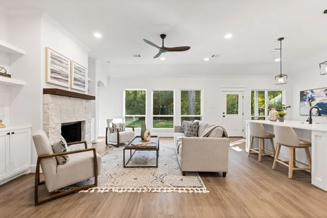 a view of a house with a large windows