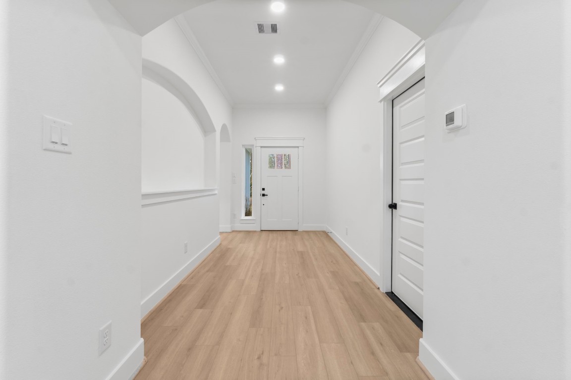 34 Cottonwood Trinity, TX 75862 - Photo 34 of 44 a view of a room with wooden floor and white walls