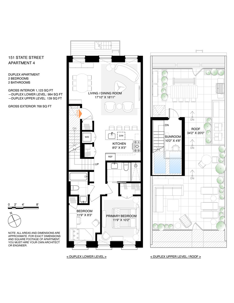 151 State Street, Unit 4 Brooklyn, NY 11201 - Photo 6 of 6 a picture of a floor plan