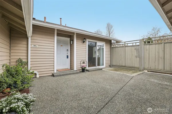 a view of a house with a garage