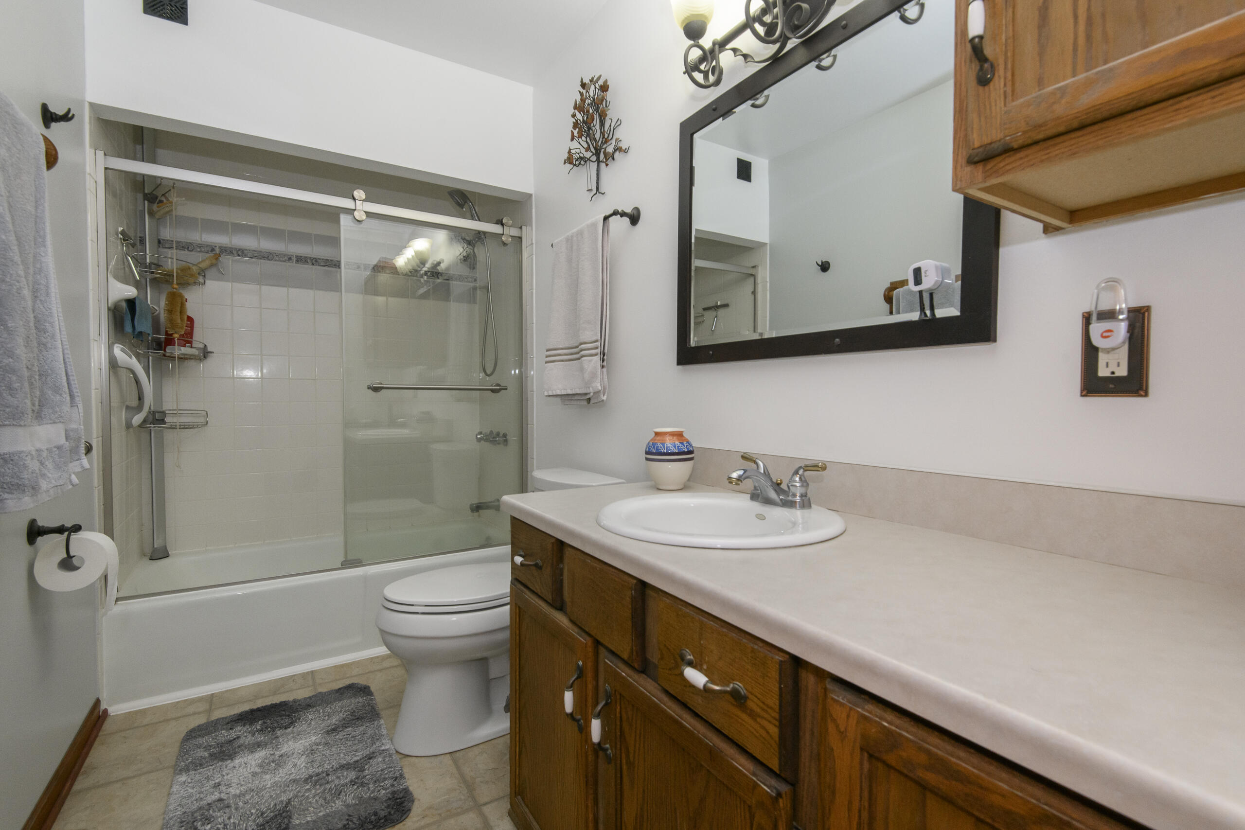 244 Edwards Street Dousman, WI 53118 - Photo 17 of 32 Full bathroom with tub